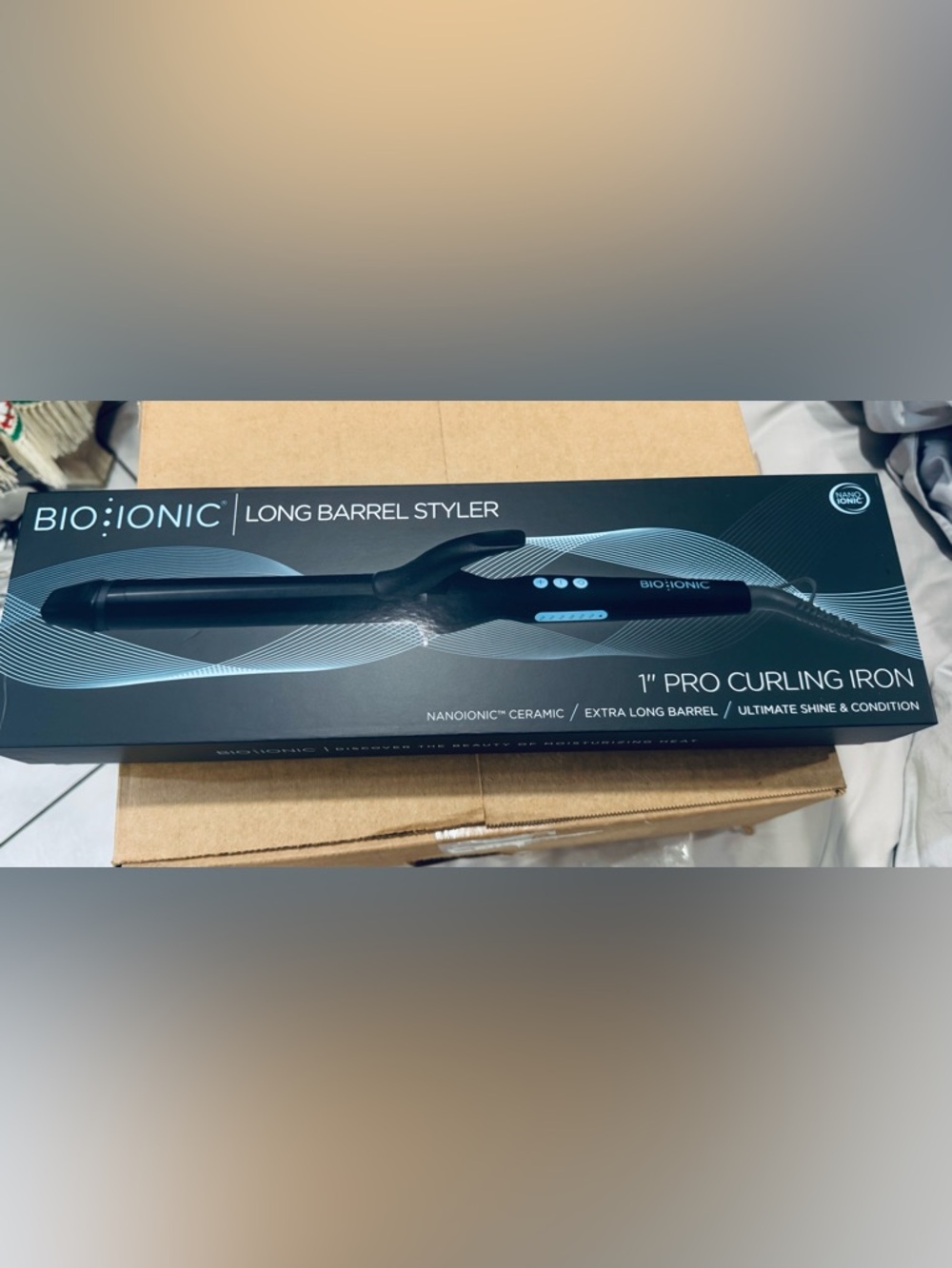 Bio lonic Long Barrel Curling Iron 1 INCH New in Box - Picture 3 of 8